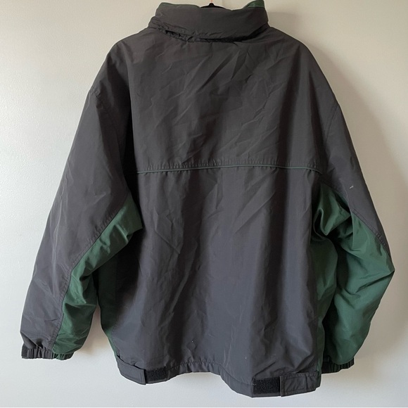 Eddie Bauer Men's Coat Jacket with Stowable Hood Nylon Fleece Midweight sz L - Picture 3 of 14